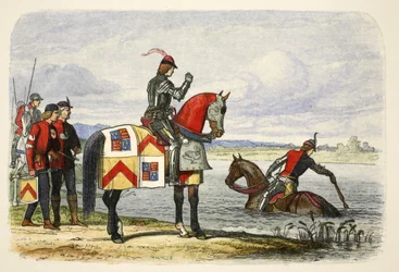 Buckingham trouve la Severn infranchissable, 18 octobre 1483, de 